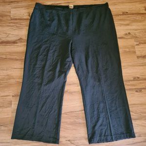 LOVE YOURS Womens Black Comfy Pants Size 26/28 Square Pants Stretchable Waistlin